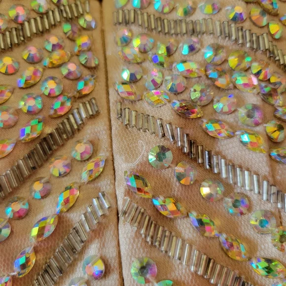 Sherry Hill Sequin Prom Dress-Sz 00 - Picture 6 of 6